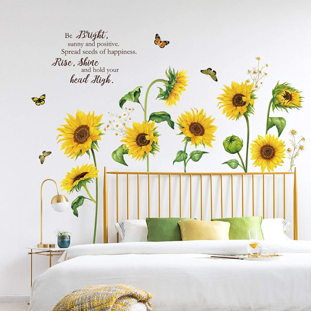 sunflower wall art