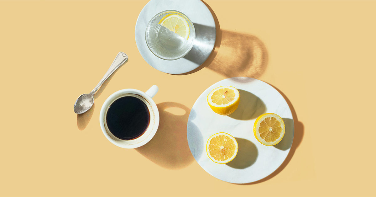 Lemon and Coffee for Flat Stomach