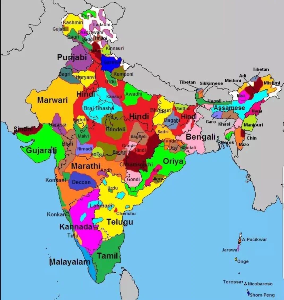 Languages Spoken In India