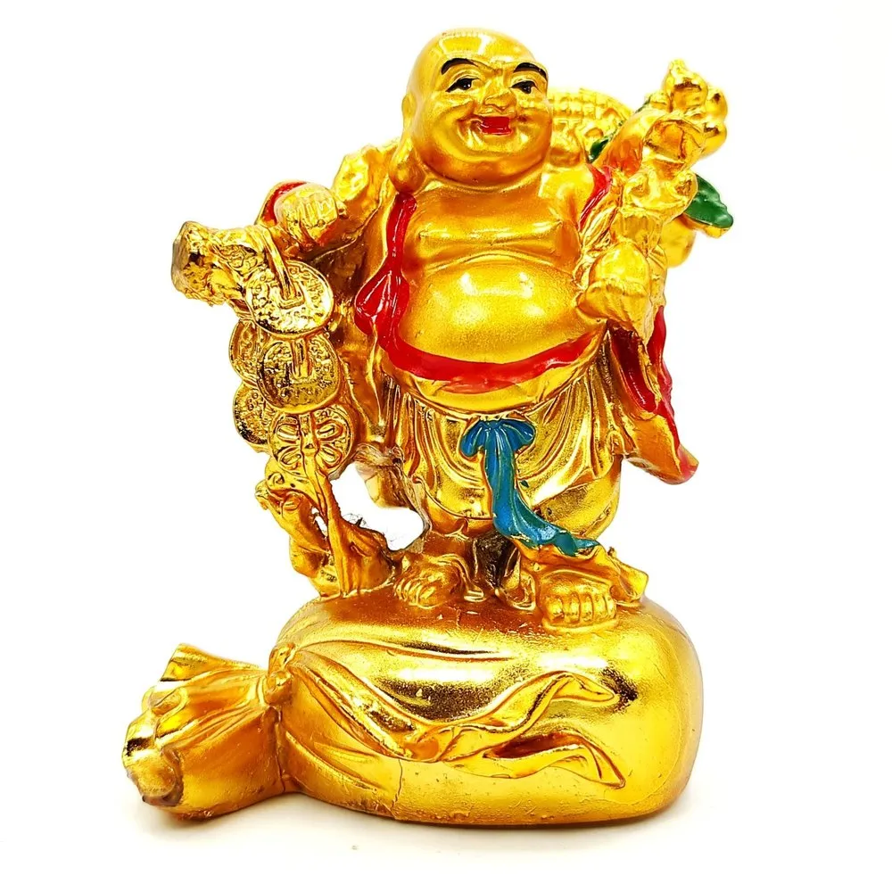 Feng Shui- Laughing Buddha with Money Bags