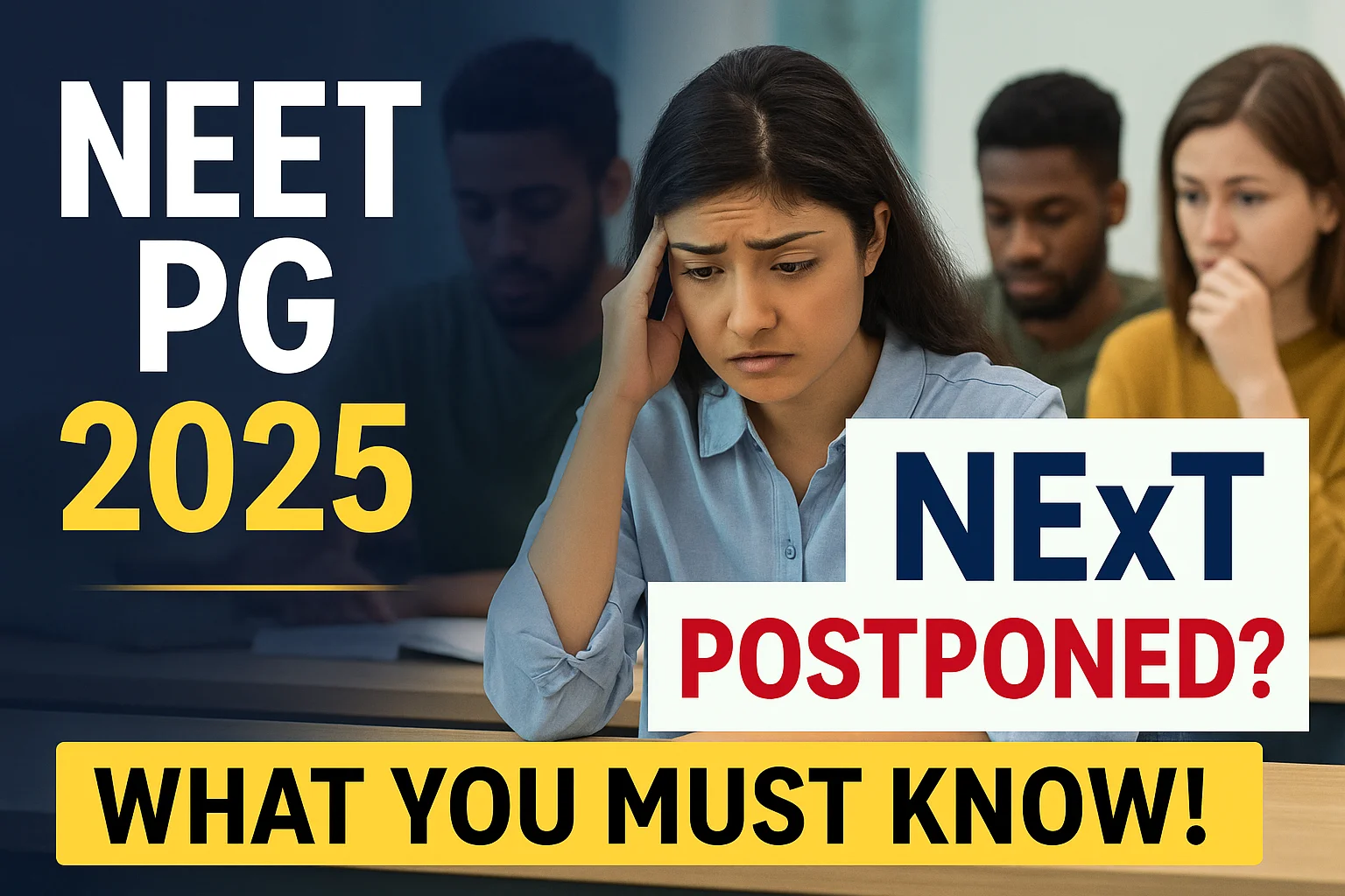 NEET PG 2025 New Exam Pattern & Date Confusion After NExT Postponement – What Students Should Know