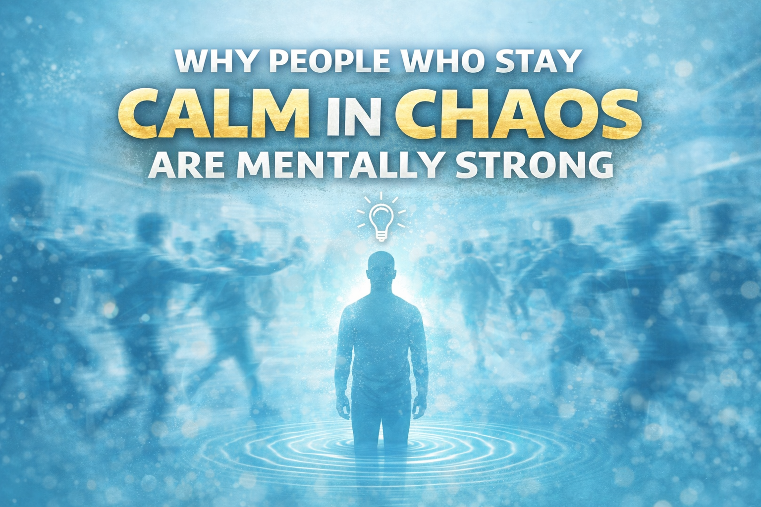 Why People Who Stay Calm in Chaos are Mentally Strong?