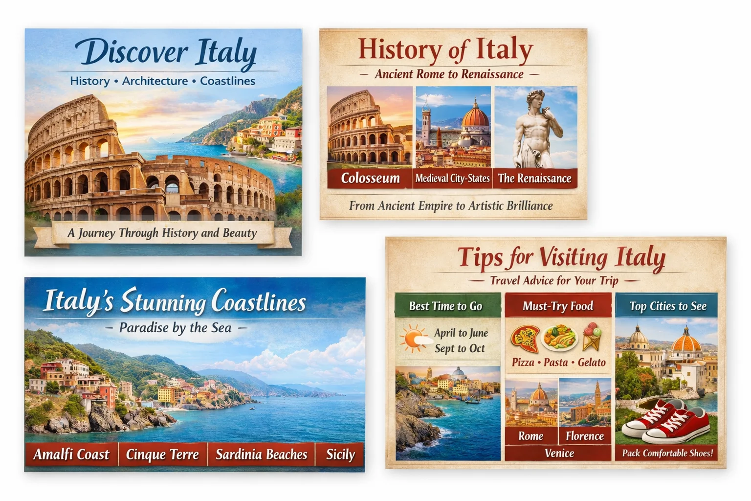 Italy: History, Beautiful Buildings, and Stunning Beaches