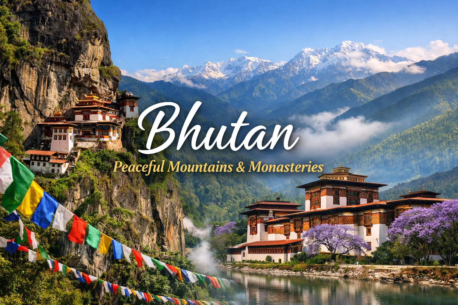 Bhutan – Peaceful Mountains, Monasteries, and Happiness