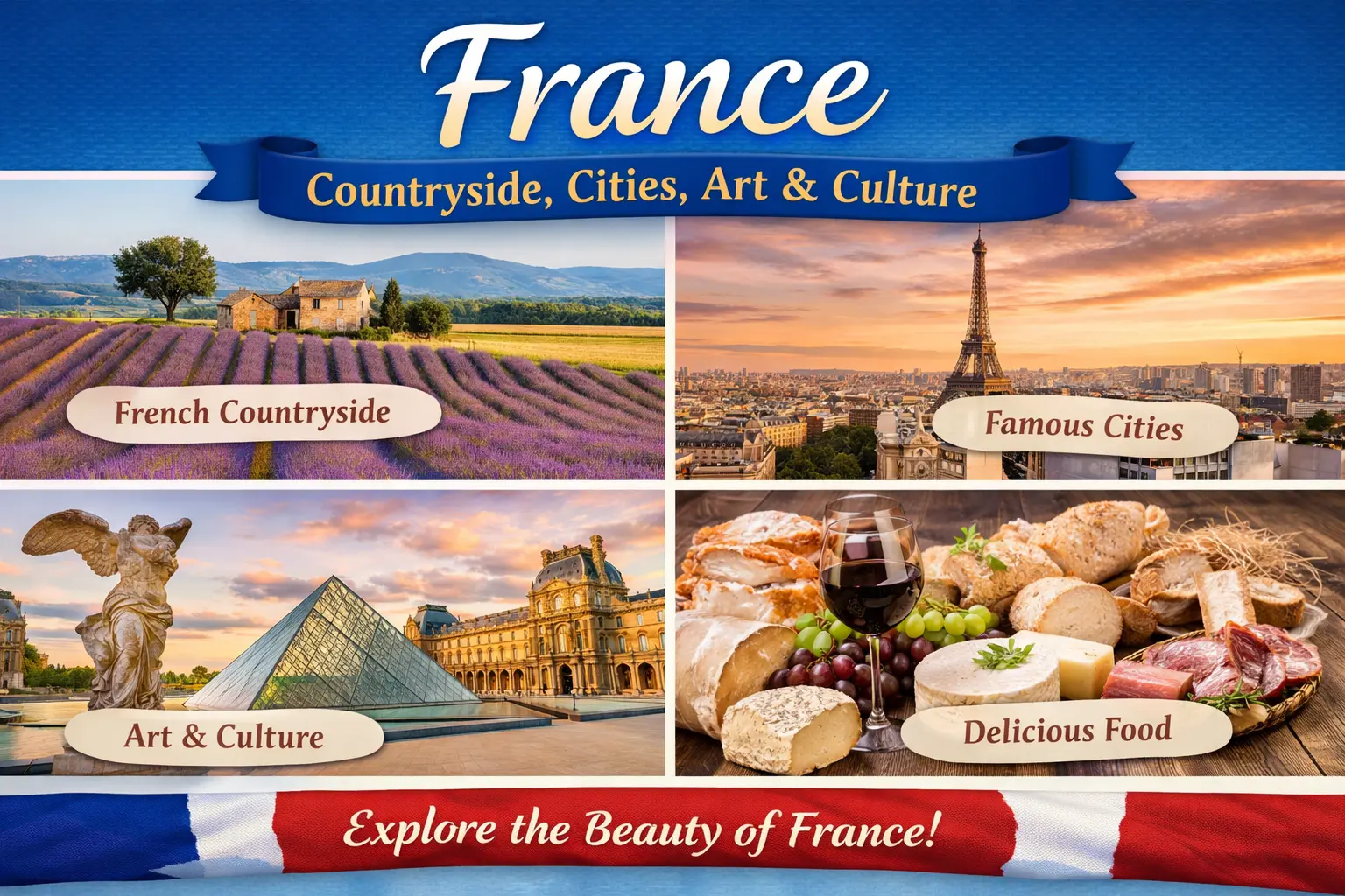 France – Countryside, Cities, Art & Culture