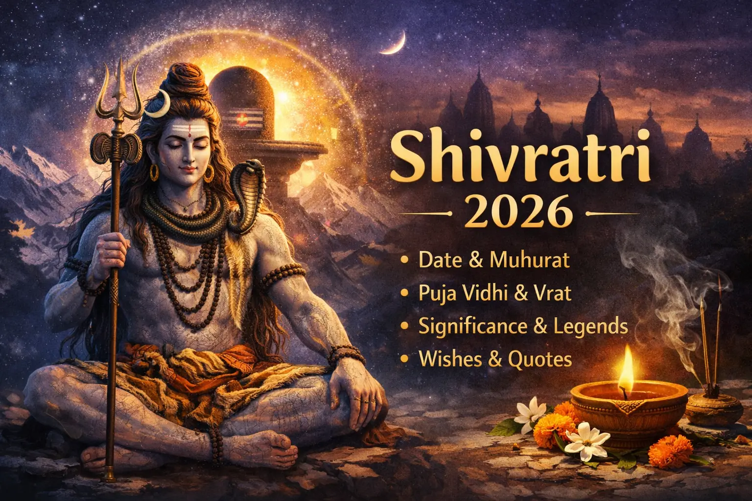 Shivratri 2026: Dates, Significance, Puja Vidhi, Muhurat & Complete Guide