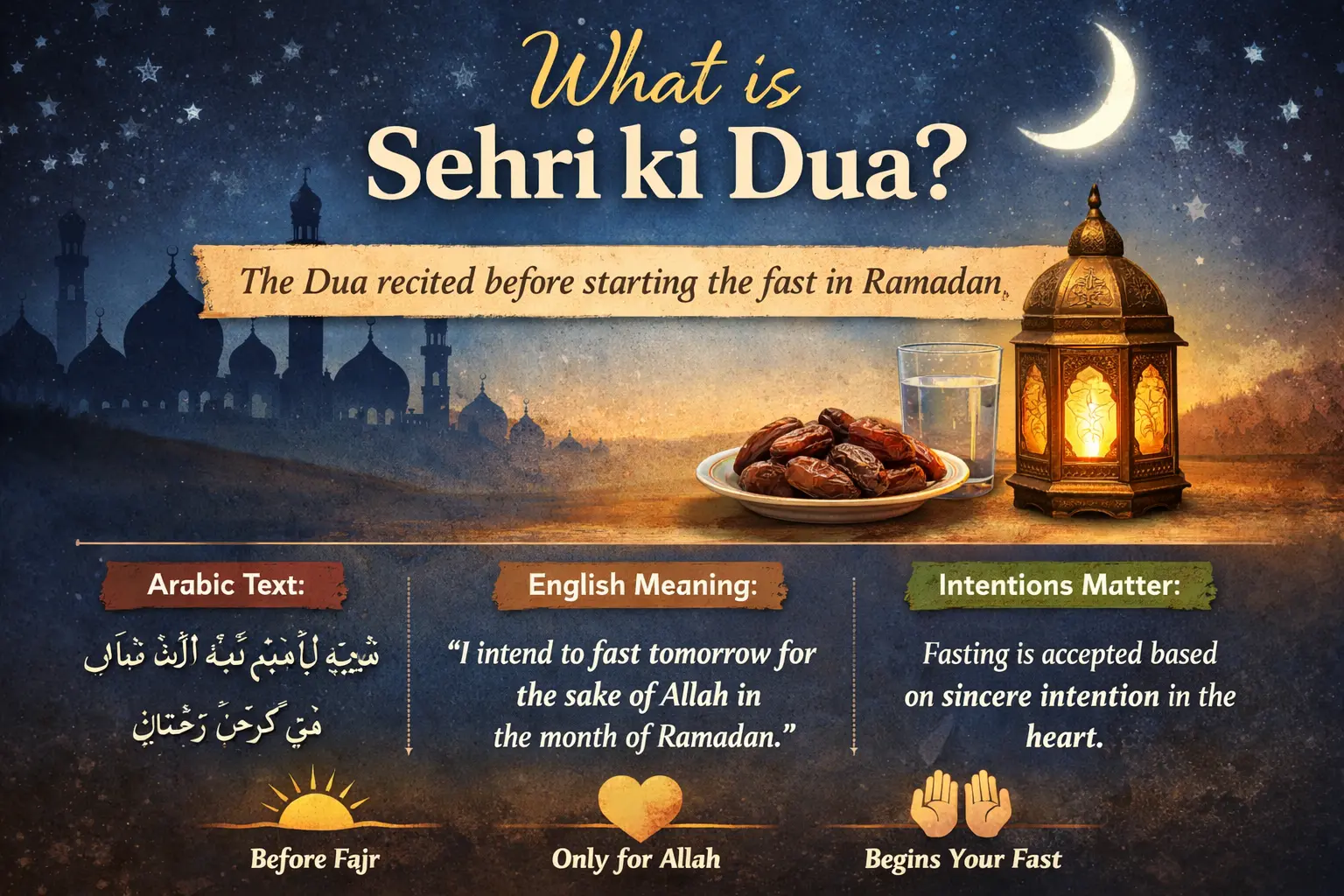 What Is Sehri ki Dua? (Simple Explanation in Easy Words)