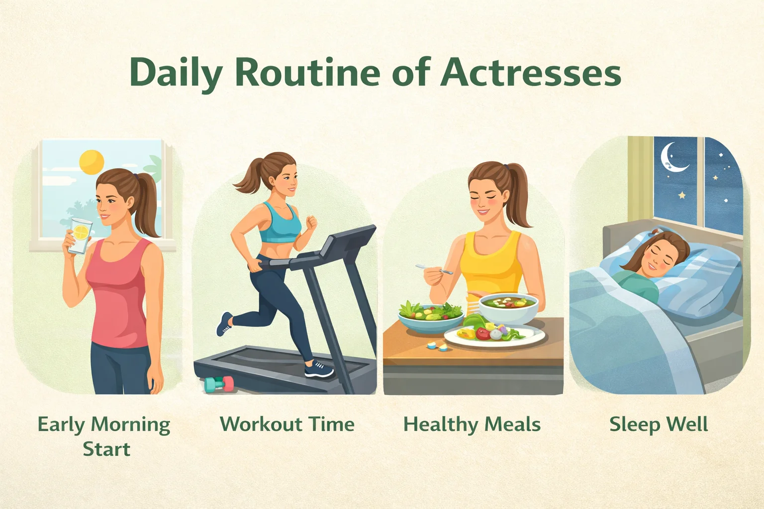 Daily Routine of Actresses