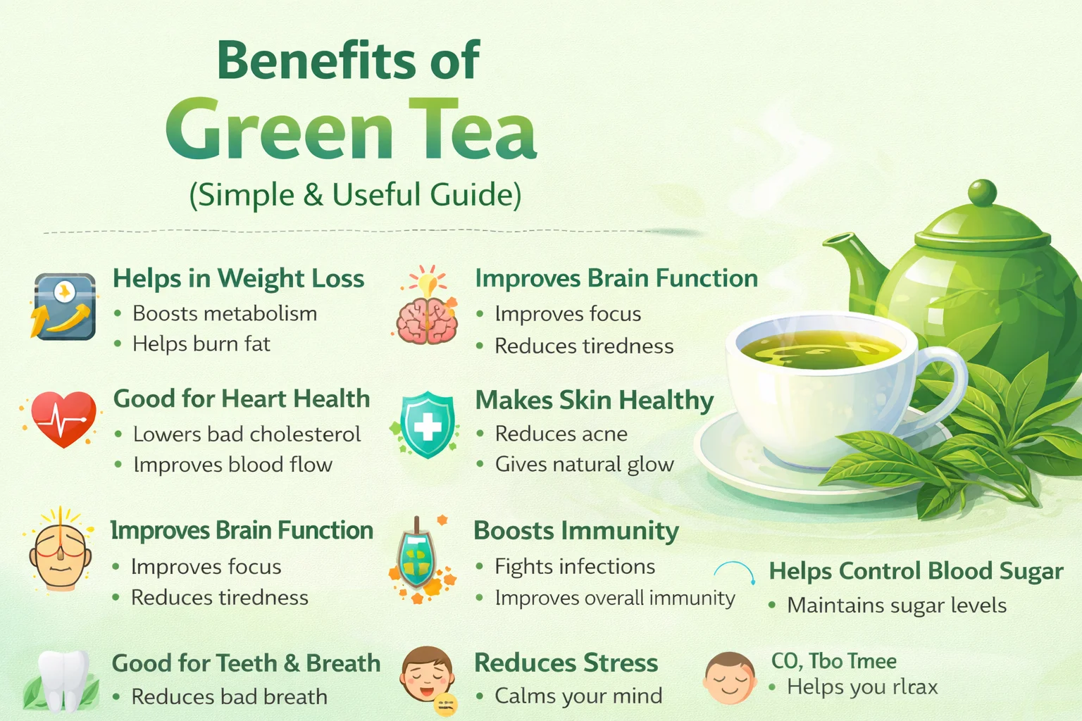 Benefits of Green Tea (Simple & Useful Guide)