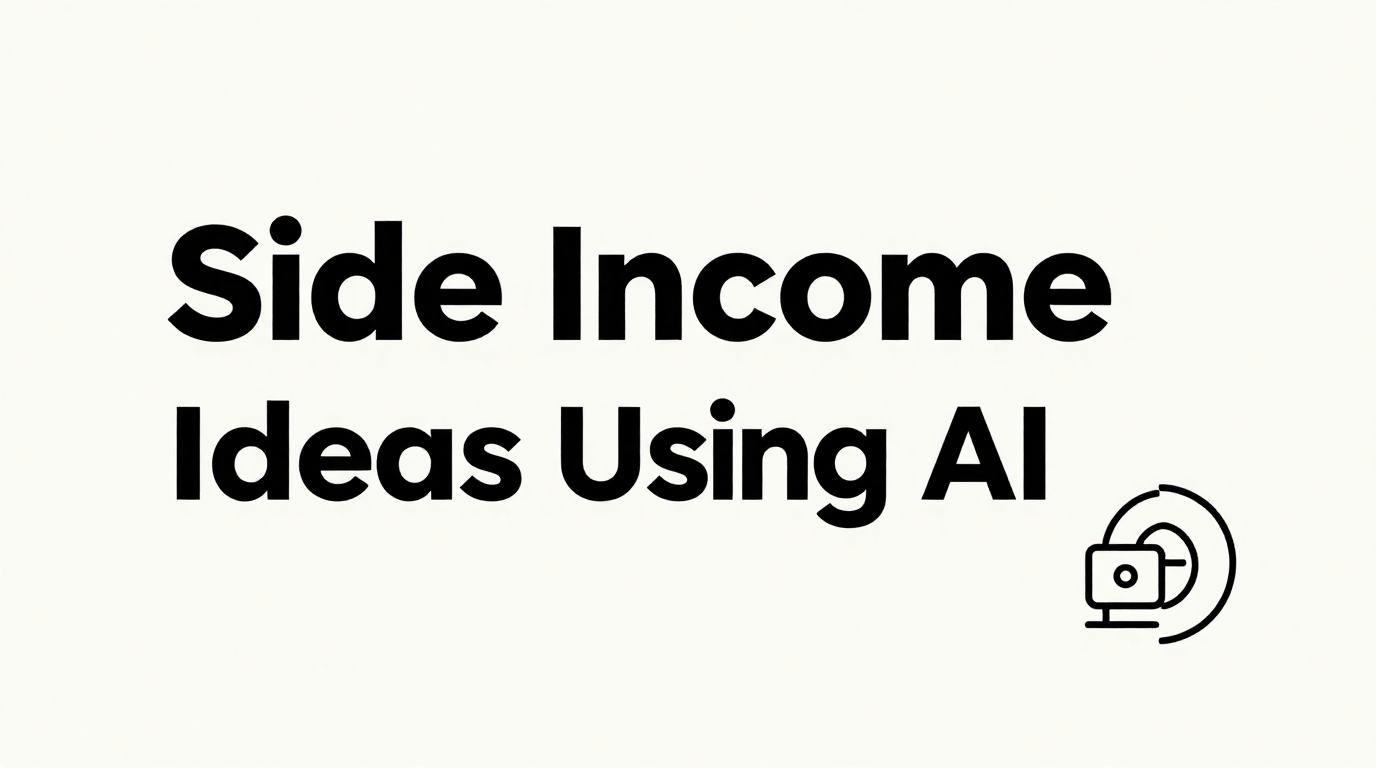 Side Income Ideas Using AI (No Investment) – Beginner Friendly Guide