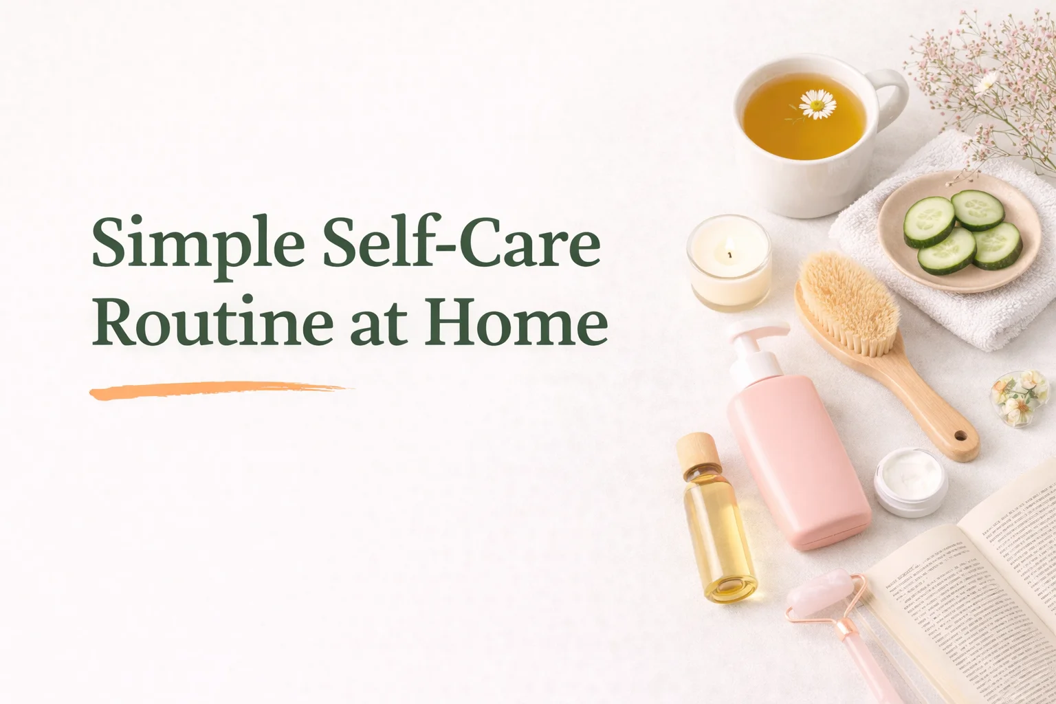 Simple Self-Care Routine at Home