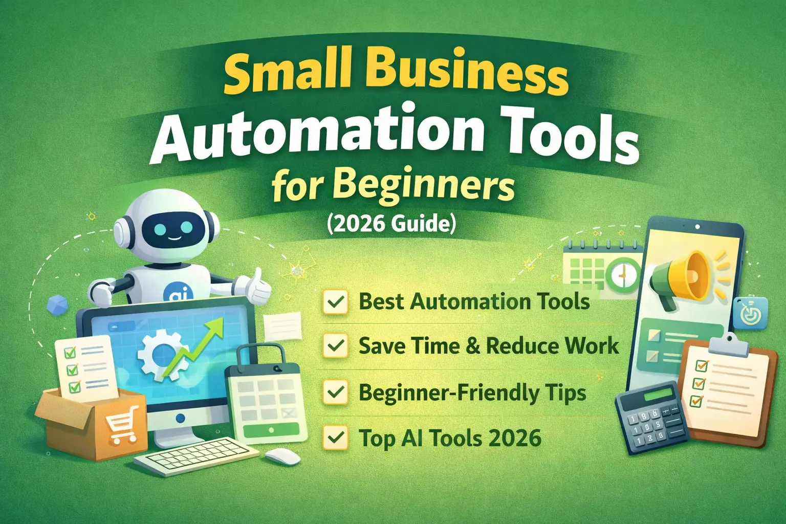 Small Business Automation Tools for Beginners (2026 Guide)