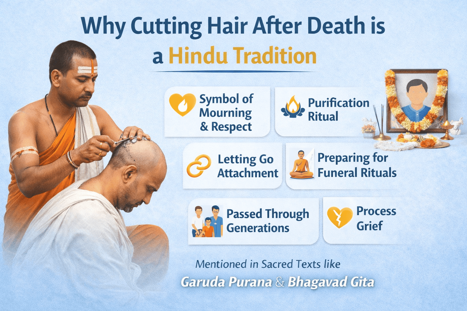 Why Cutting Hair After Death is a Hindu Tradition ?