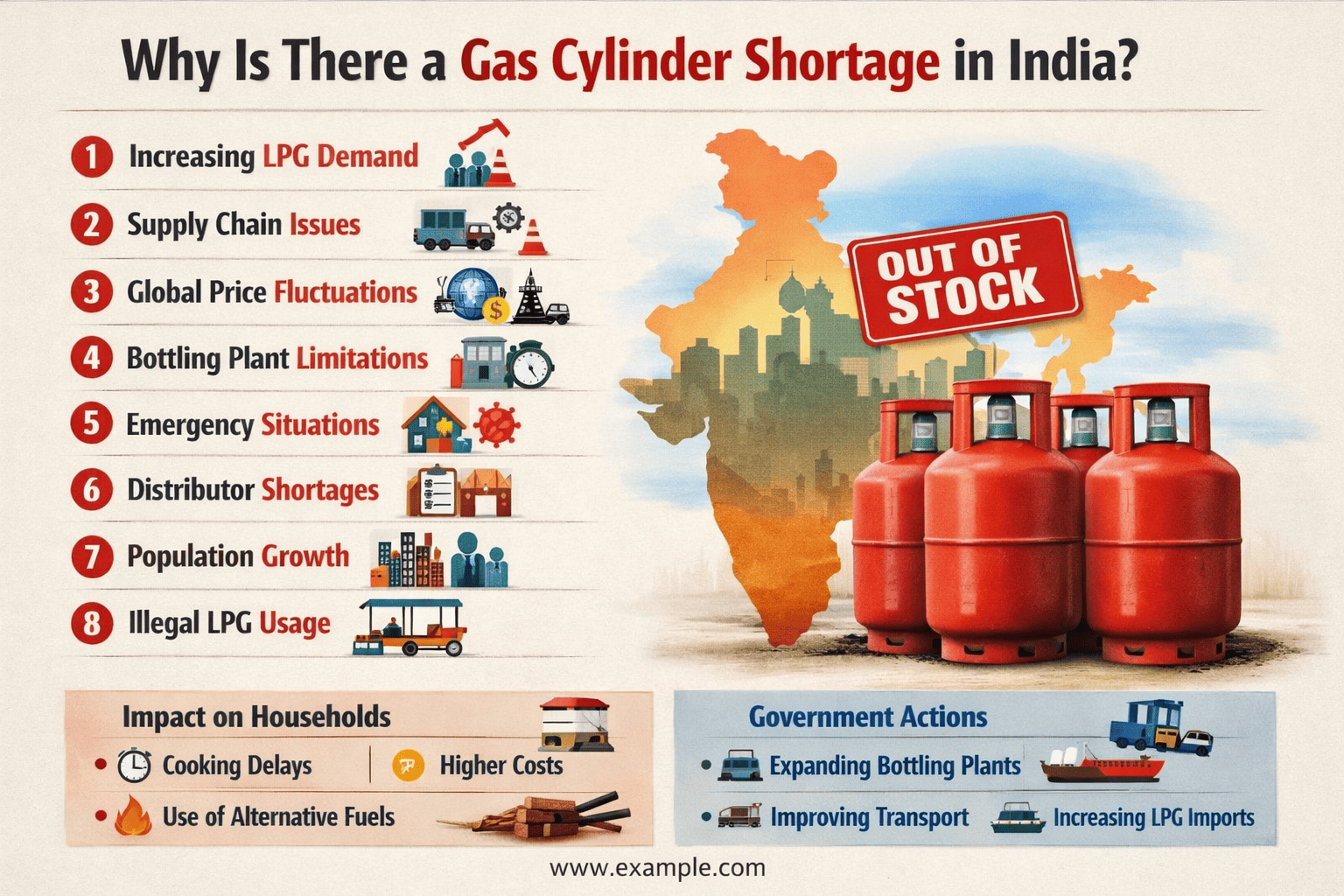Why Is There a Gas Cylinder Shortage in India? (Complete Explanation)