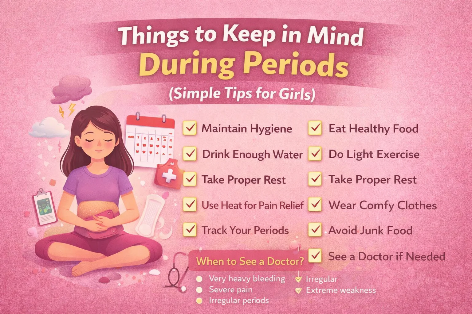 Things to Keep in Mind During Periods (Simple Guide for Girls)