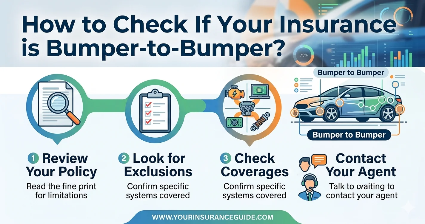 How to Check If Your Insurance is Bumper-to-Bumper?