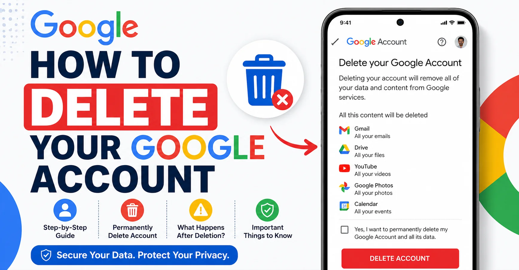 How to Delete Your Google Account Permanently in 2026 | Step-by-Step Guide