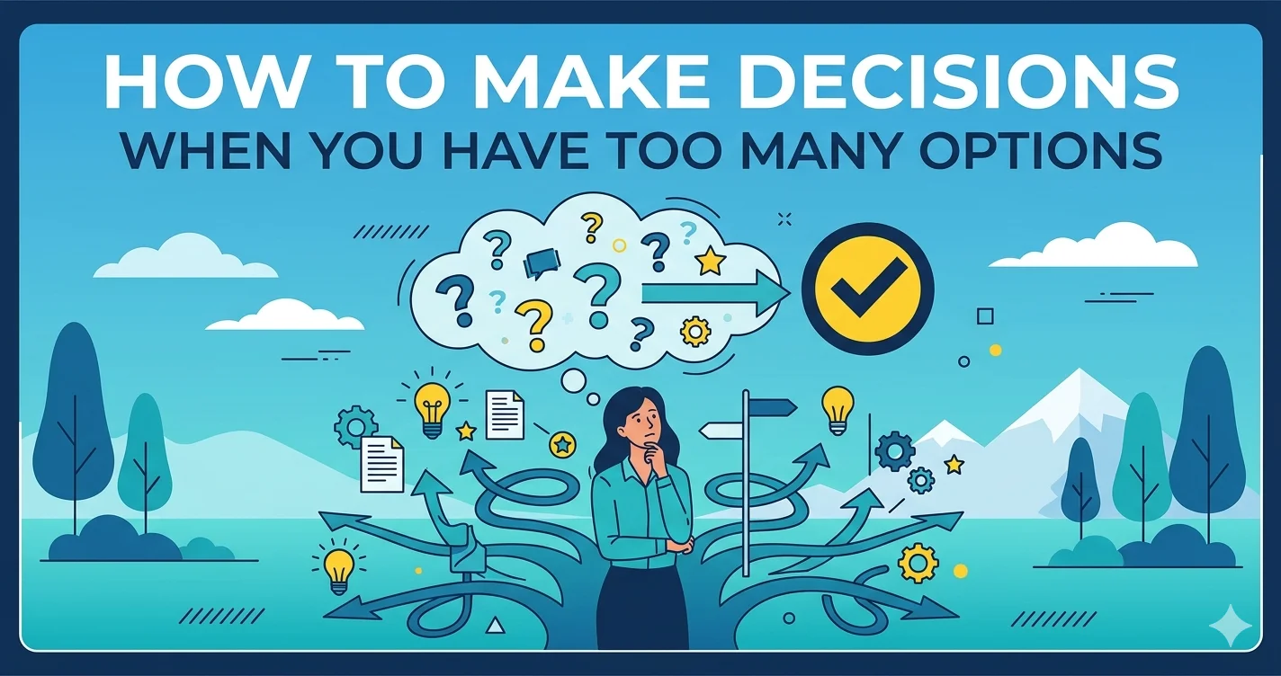 How to Make Decisions When You Have Too Many Options (Avoid Overthinking & Choose Better)