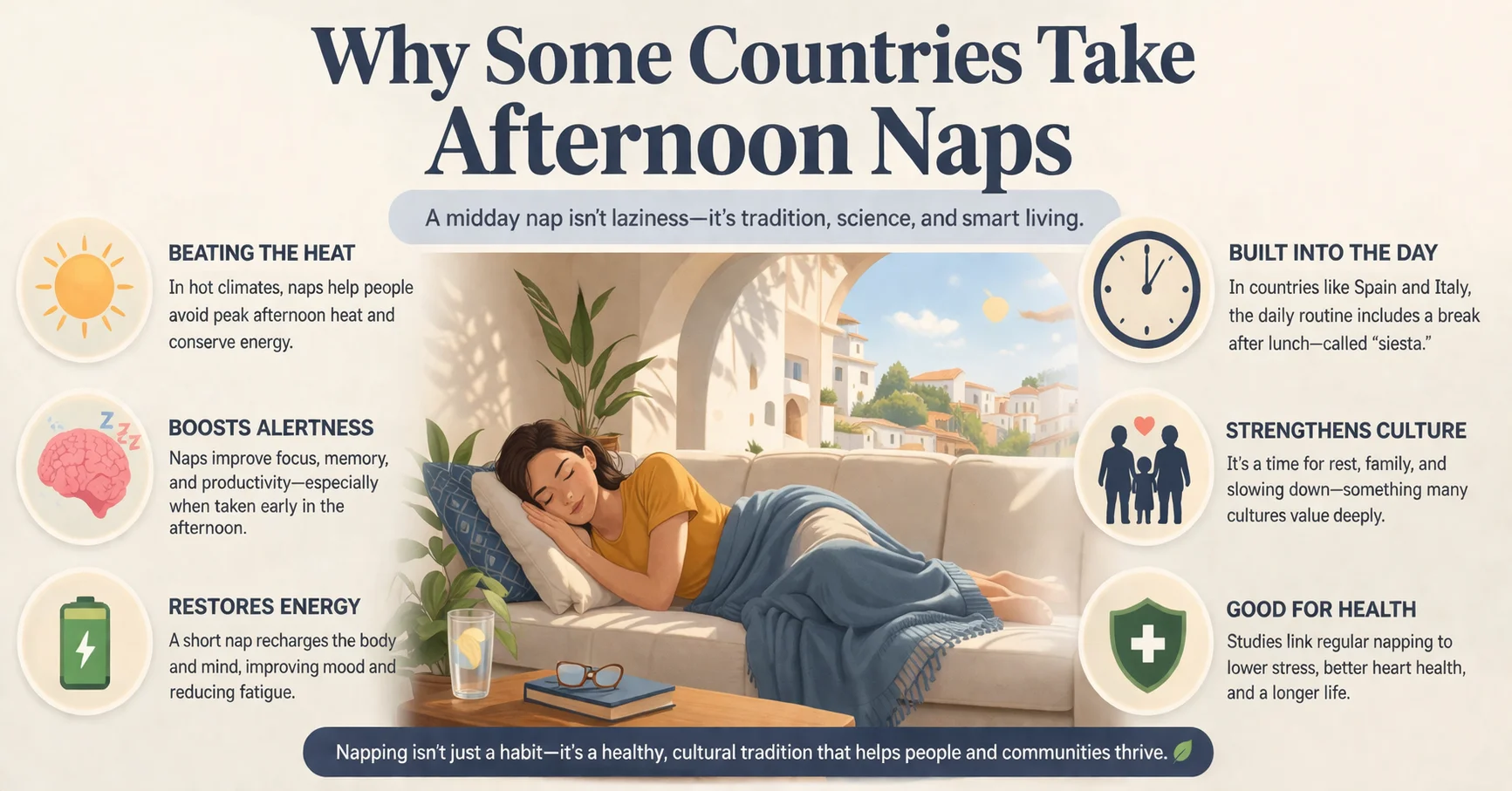 Why Some Countries Take Afternoon Naps