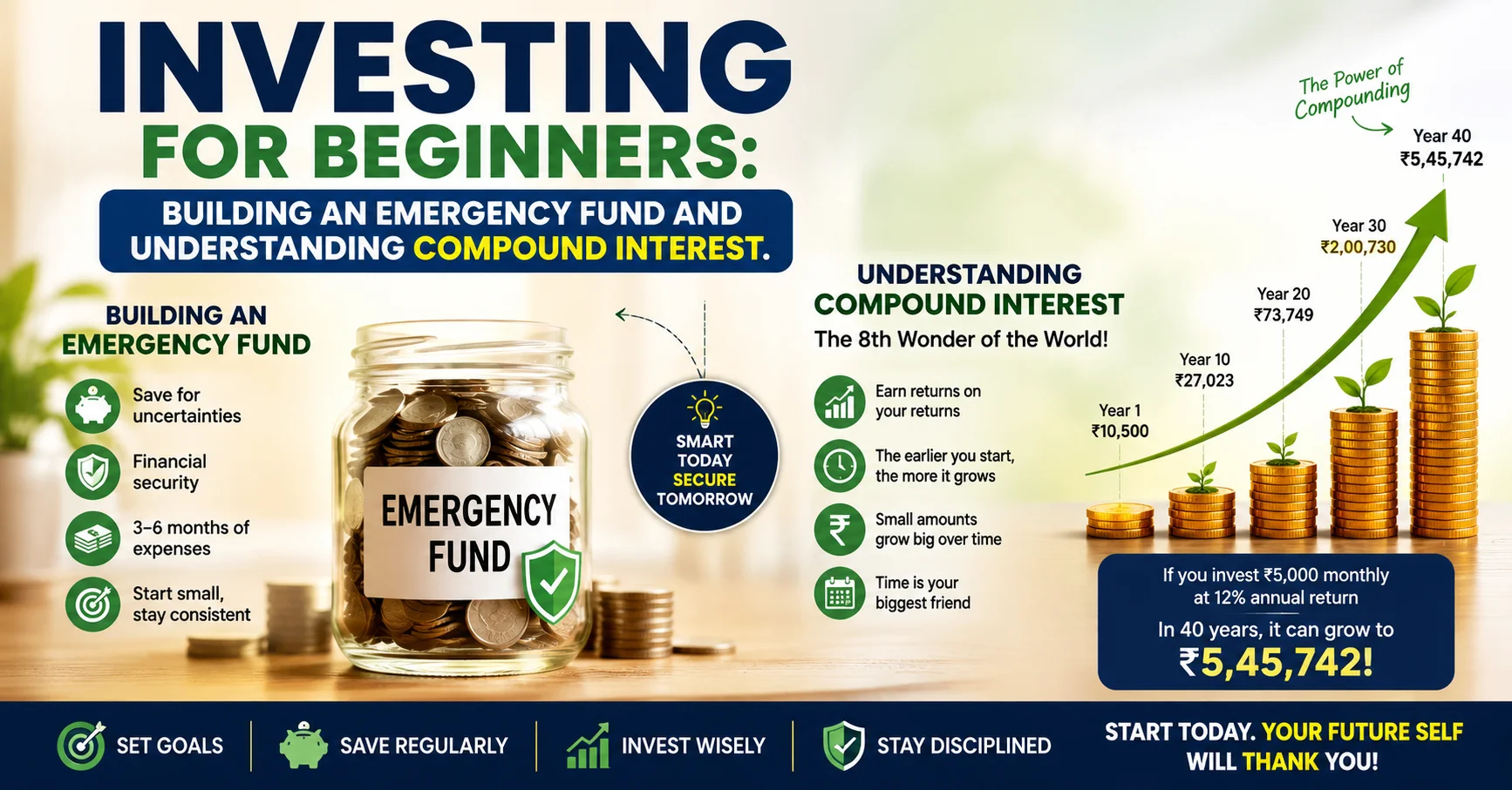 Investing for Beginners: Building an Emergency Fund and Understanding Compound Interest