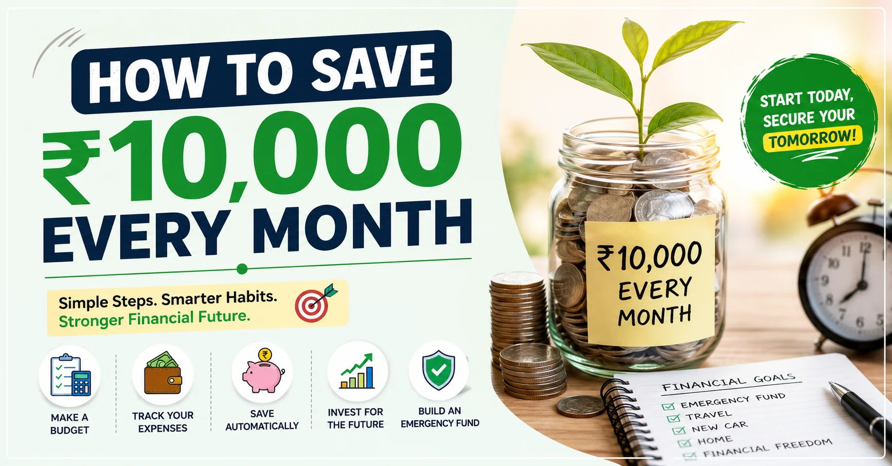 How to Save ₹10,000 Every Month: A Practical Guide to Building Better Financial Habits