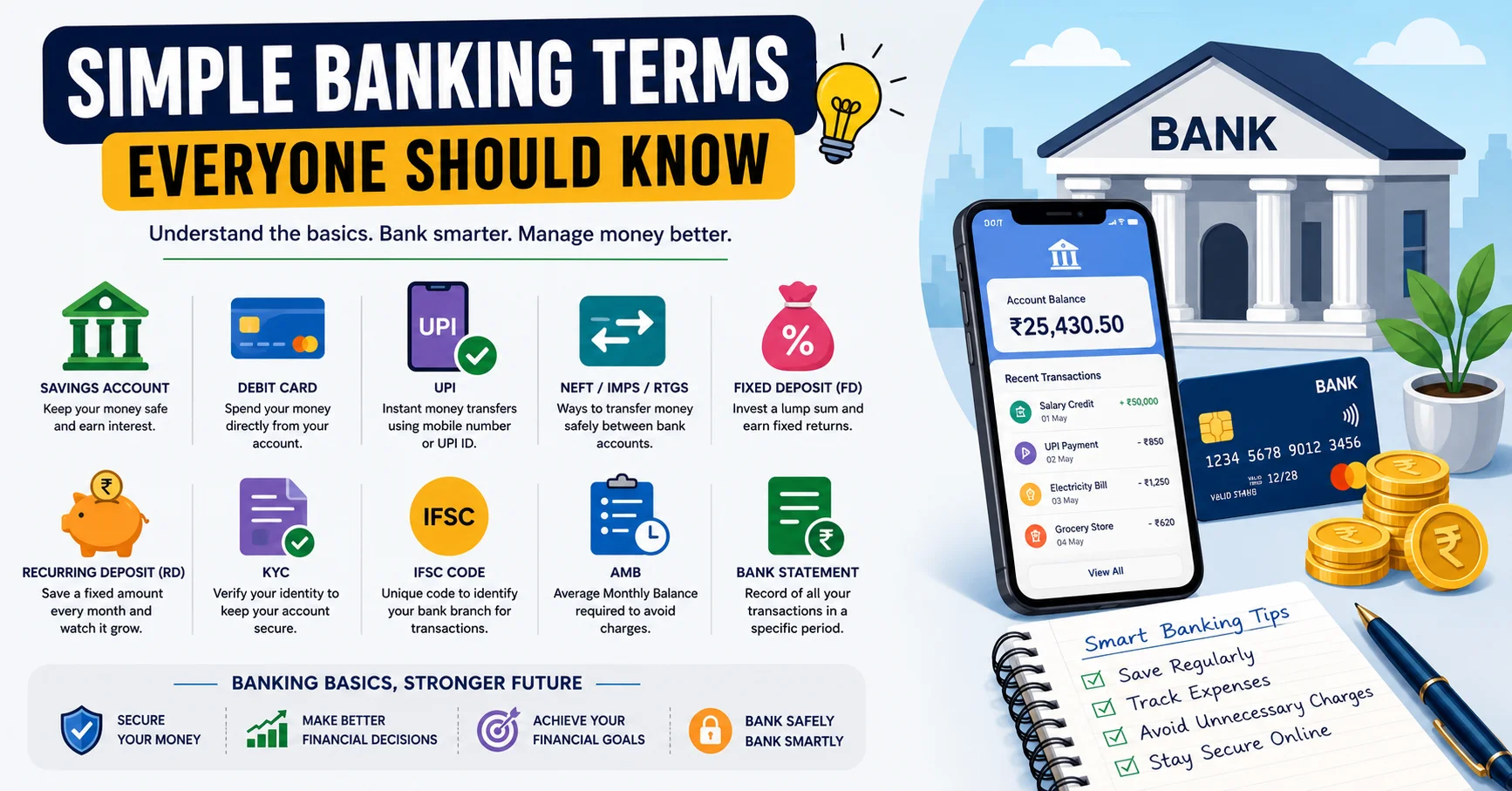 Simple Banking Terms Everyone Should Know (A Beginner’s Guide)